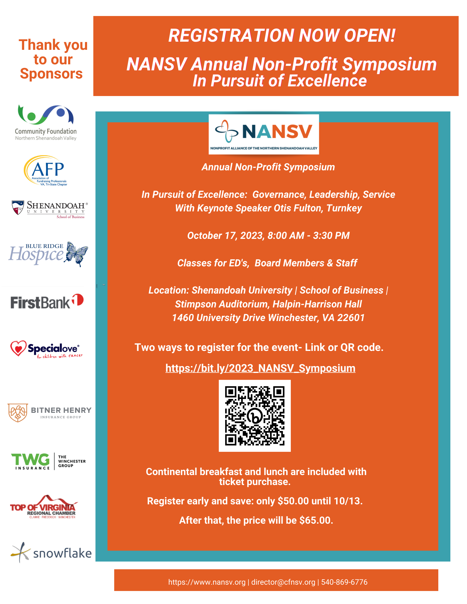 NANSV Annual Nonprofit Governance Symposium In Pursuit of Excellence